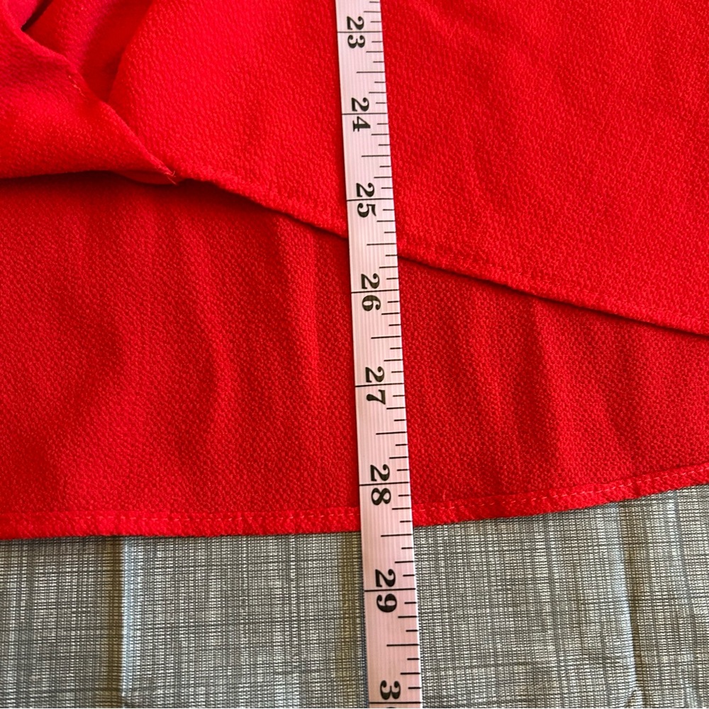 Women's Red Blouse - Picture 11 of 11